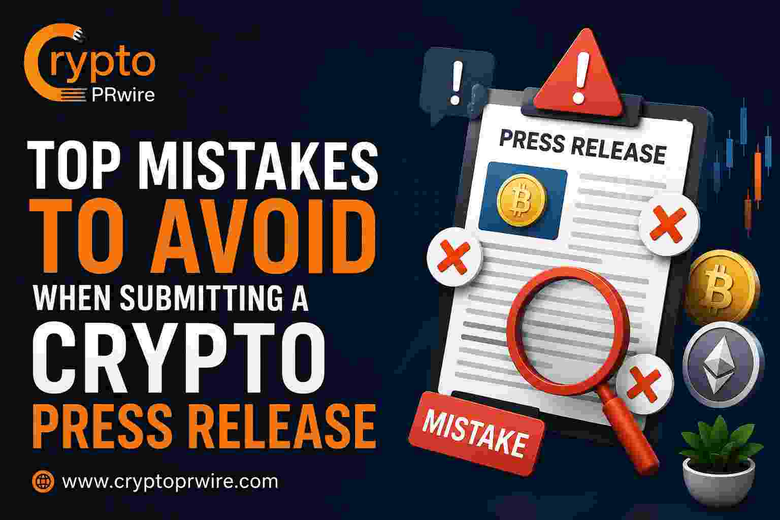 Top Mistakes to Avoid When Submitting a Crypto Press Release