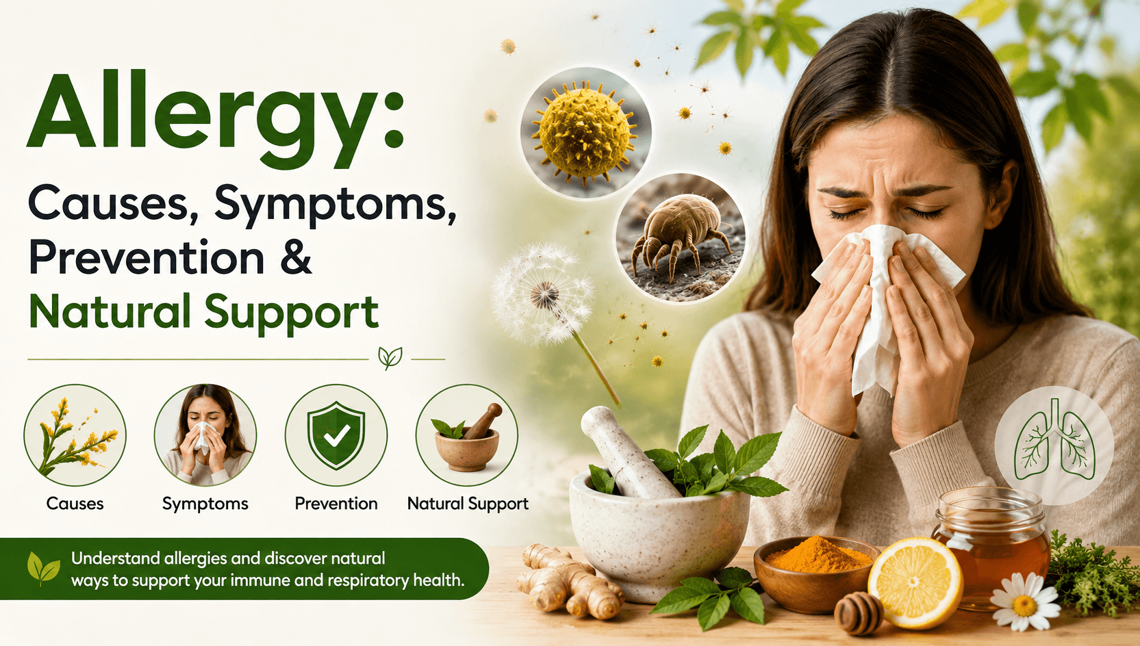 Allergy: Causes, Symptoms, Prevention & Natural Support
