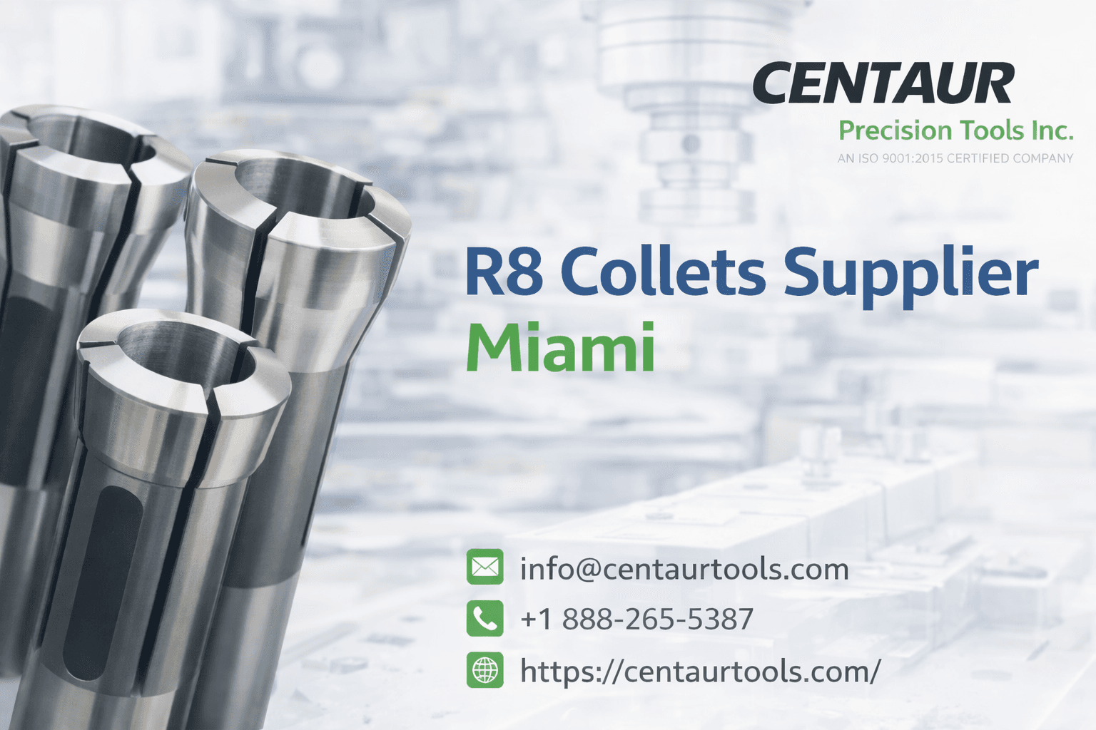 Reliable R8 Collets Supplier Miami for Industrial and Commercial Needs