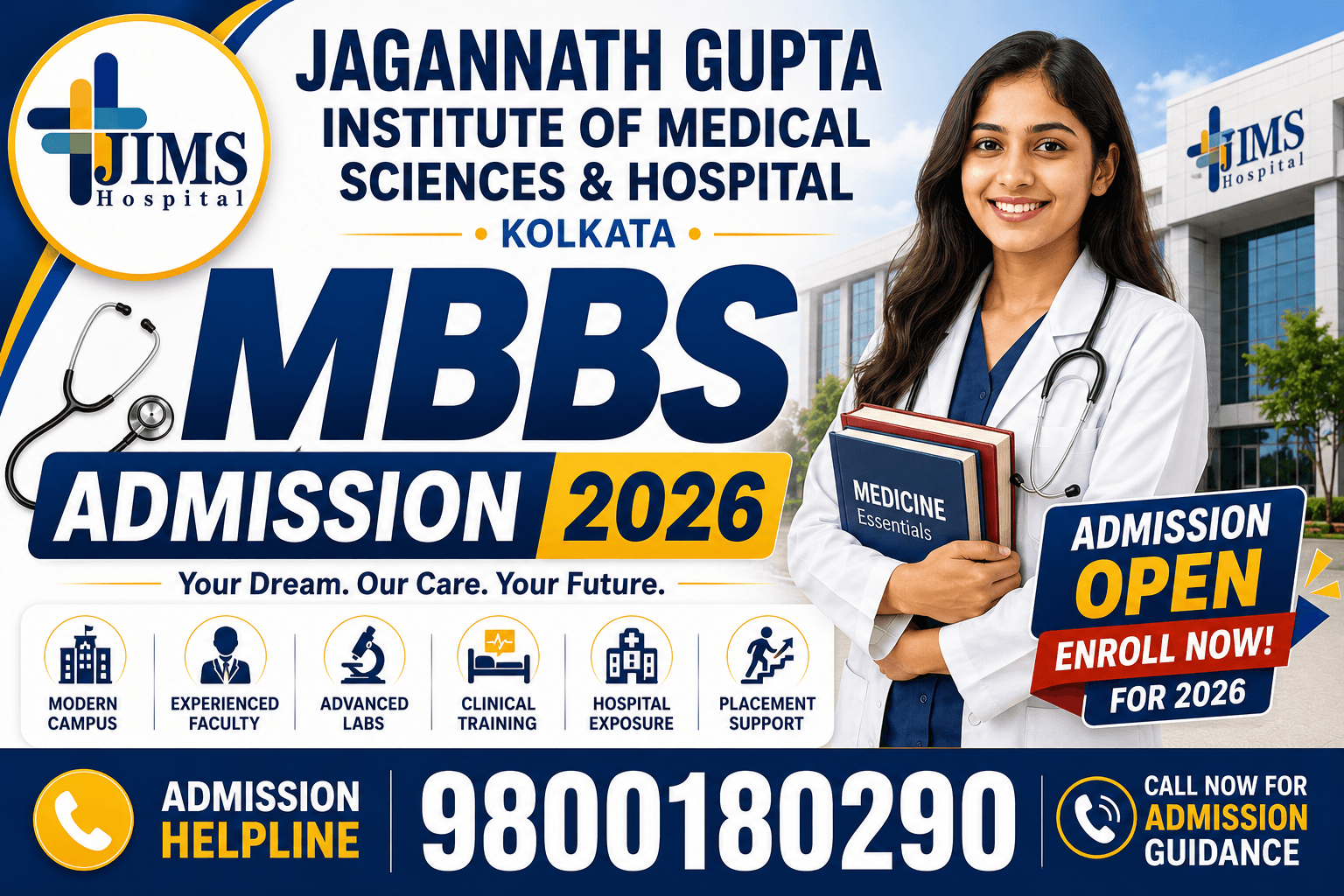 Jagannath Gupta Institute of Medical Sciences & Hospital Kolkata MBBS Admission 2026