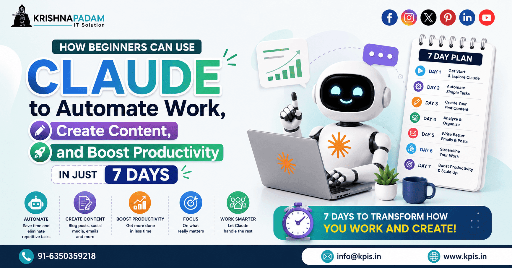 How Beginners Can Use Claude to Automate Work, Create Content, and Boost Productivity