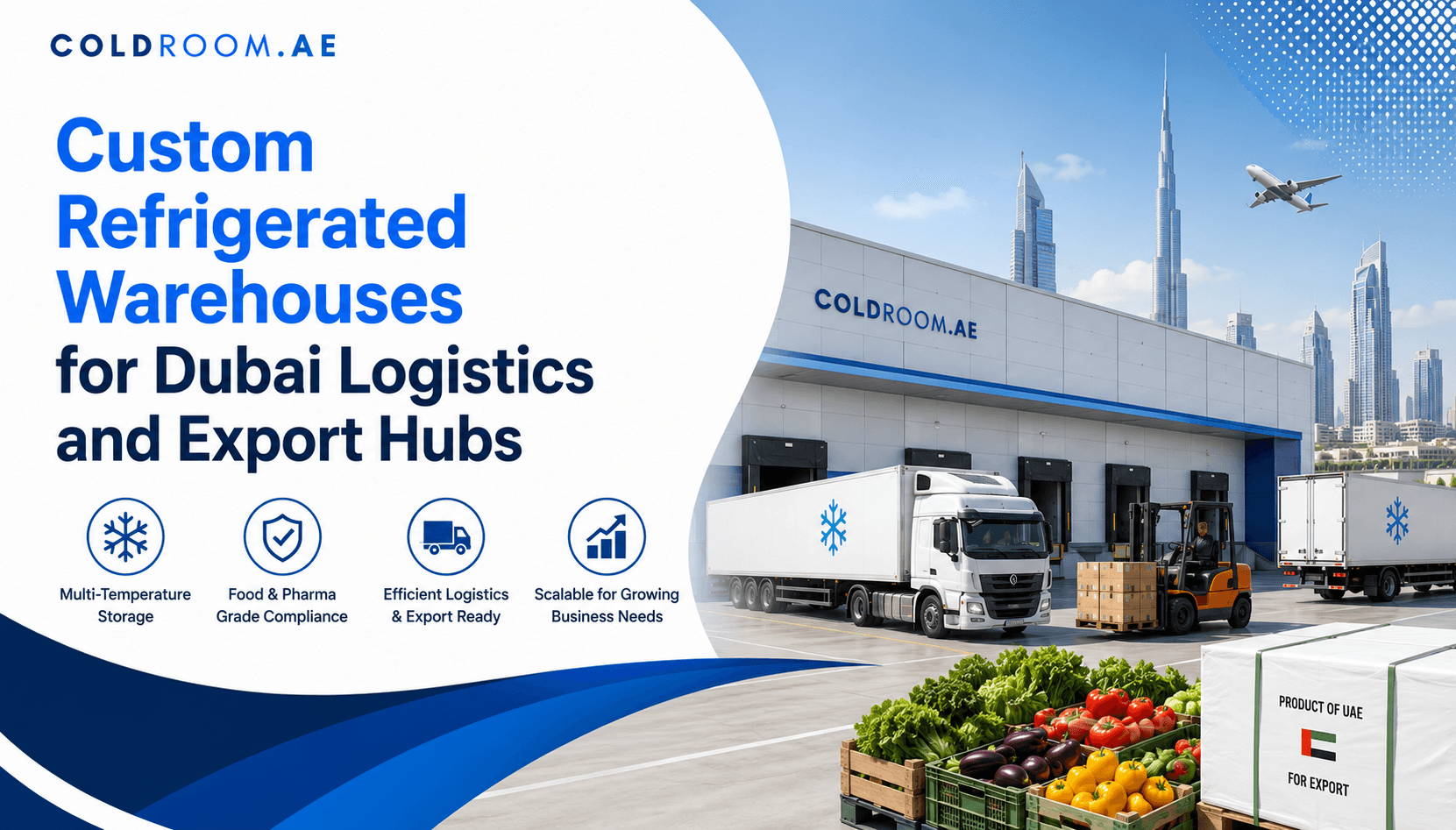 Custom Refrigerated Warehouses for Dubai Logistics and Export Hubs