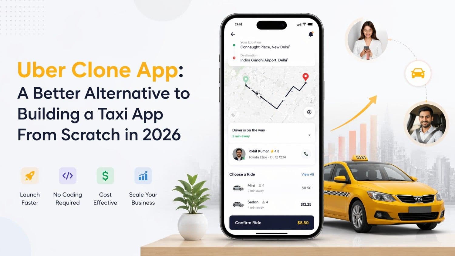 Uber Clone App: A Better Alternative to Building a Taxi App From Scratch in 2026