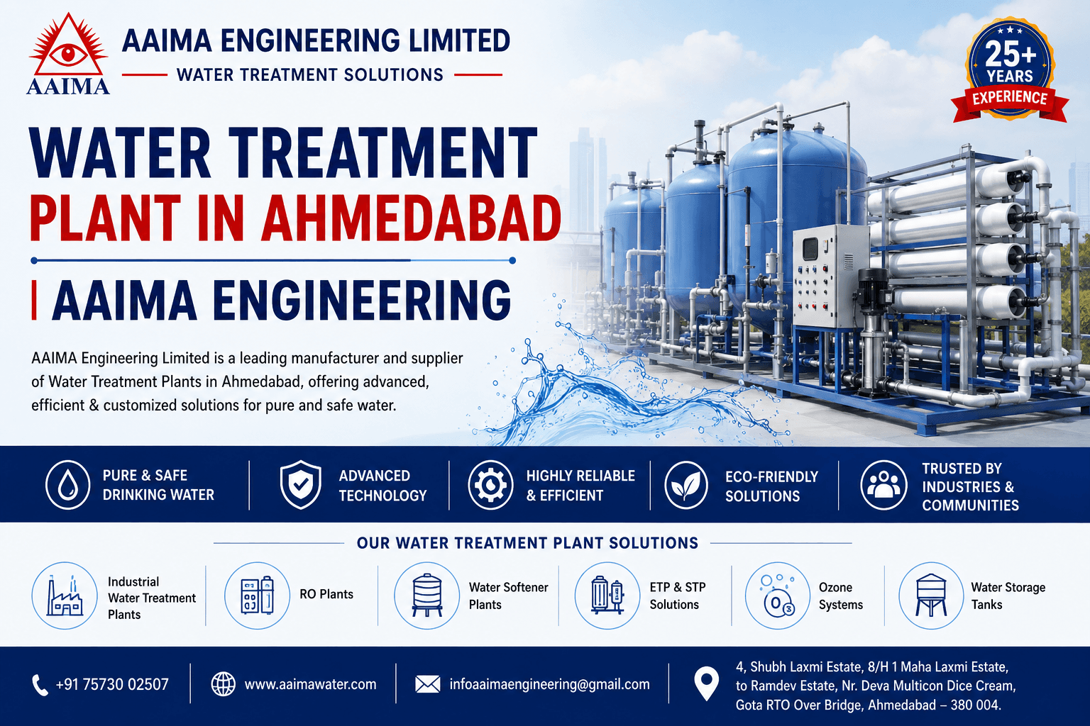 Wastewater Treatment Plant Ahmedabad | Leading Industrial & Commercial Water Treatment Solutions