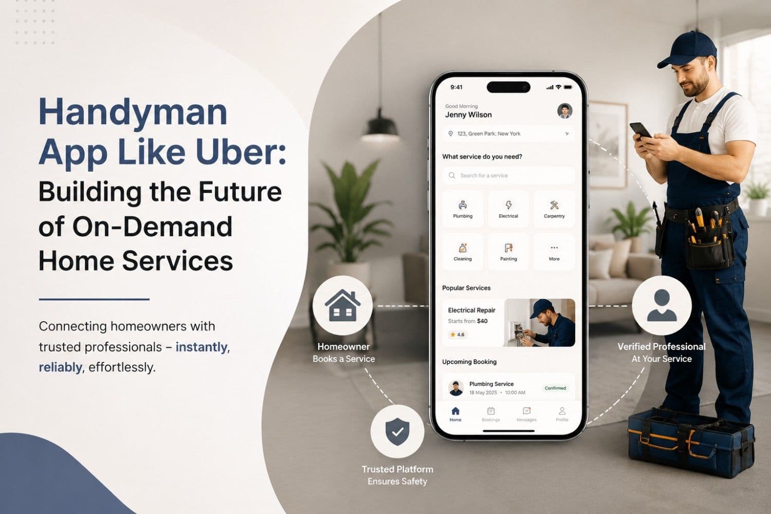 Handyman App Like Uber: Building the Future of On-Demand Home Services