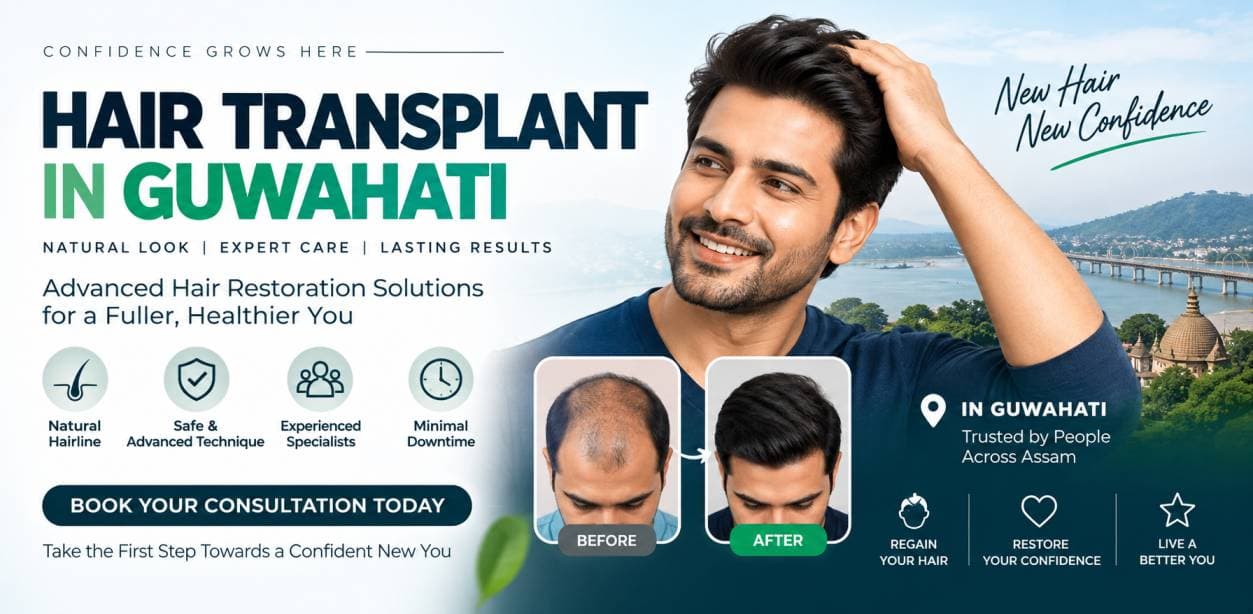 Best Hair Transplant Clinic in Guwahati | Expert Hair Restoration