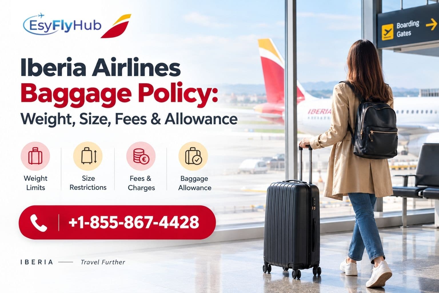 Iberia Airlines Baggage Policy: Weight, Size, Fees & Allowance