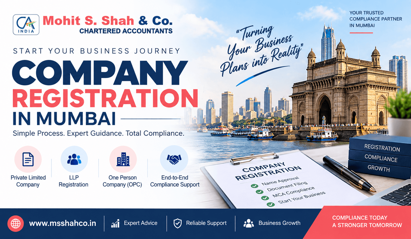 Private Company Registration in Mumbai | Mohit S. Shah & Co.