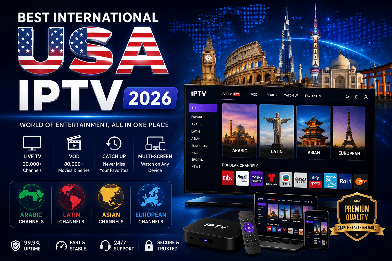 IPTV Latino USA – Watch Spanish Live TV, Sports & Movies