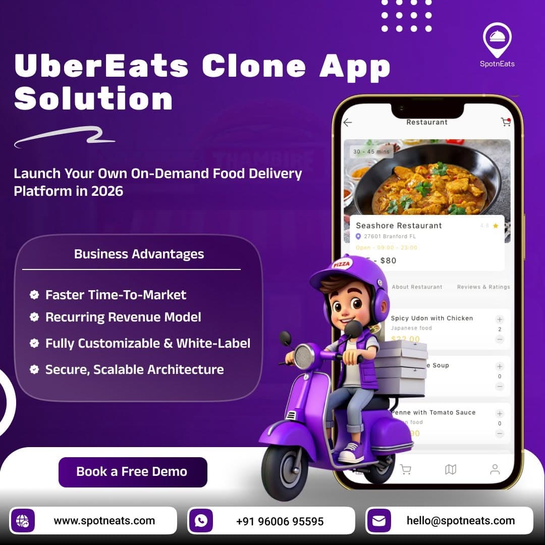 Launch Your Own UberEats Clone and Turn Food Delivery Into a Profitable Business