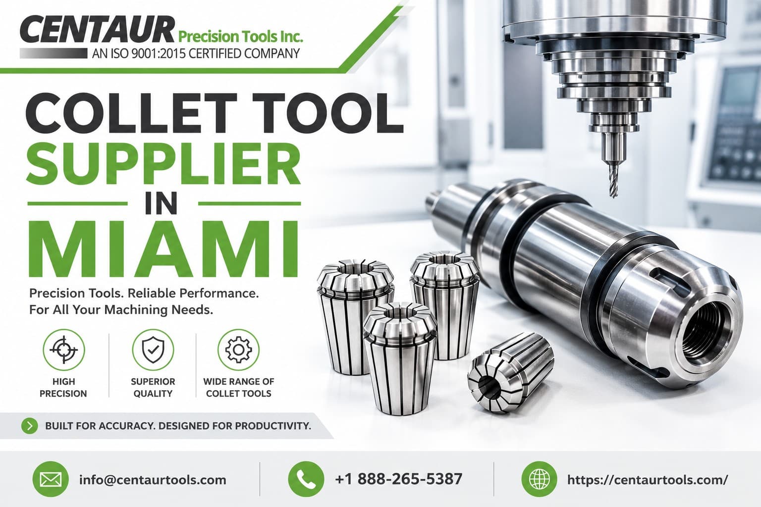 Finding a Reliable Collet Tool Supplier Miami for CNC Machines