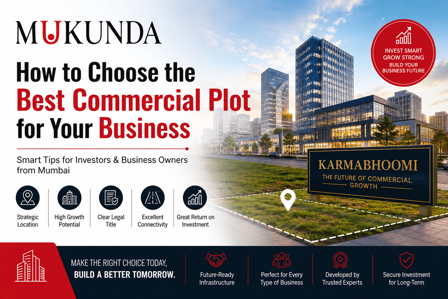 How to Choose the Best Commercial Plot for Your Business