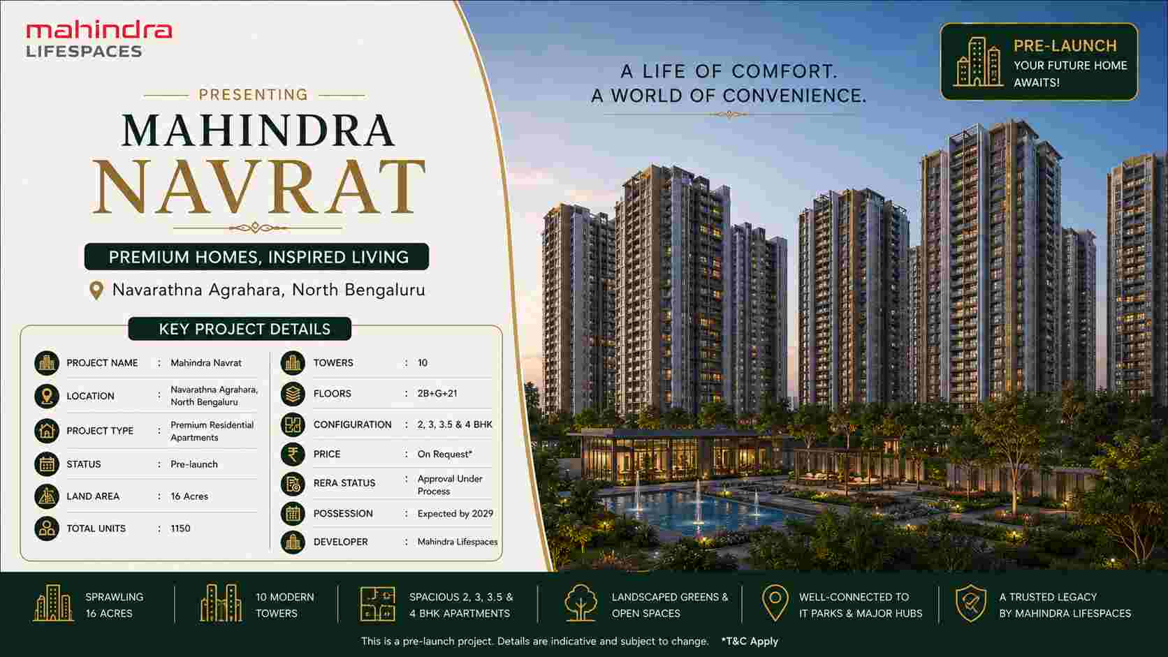 Mahindra Navrat – Premium Apartments in North Bengaluru