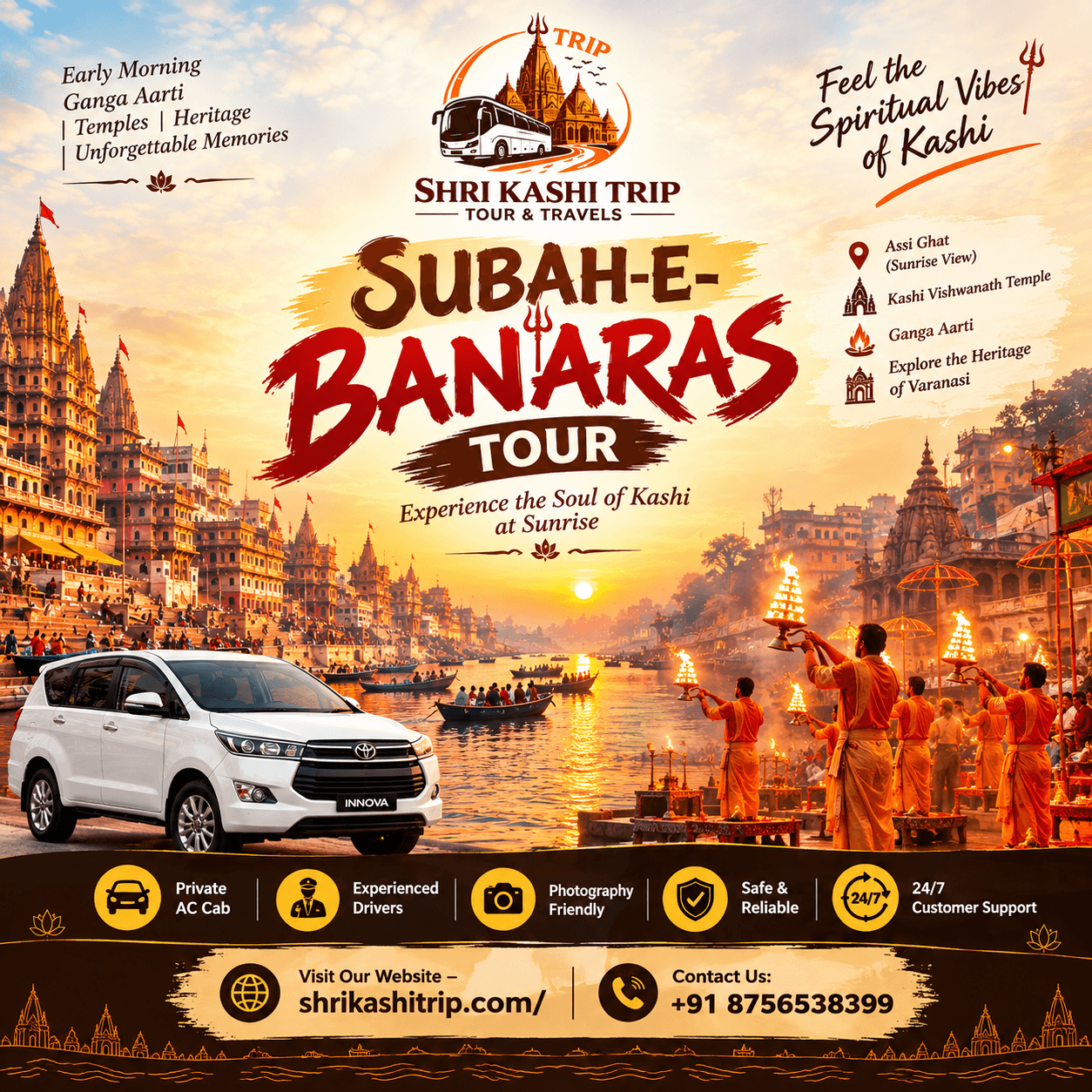 Subah-e-Banaras Tour – Start Your Day with the Soul of Varanasi