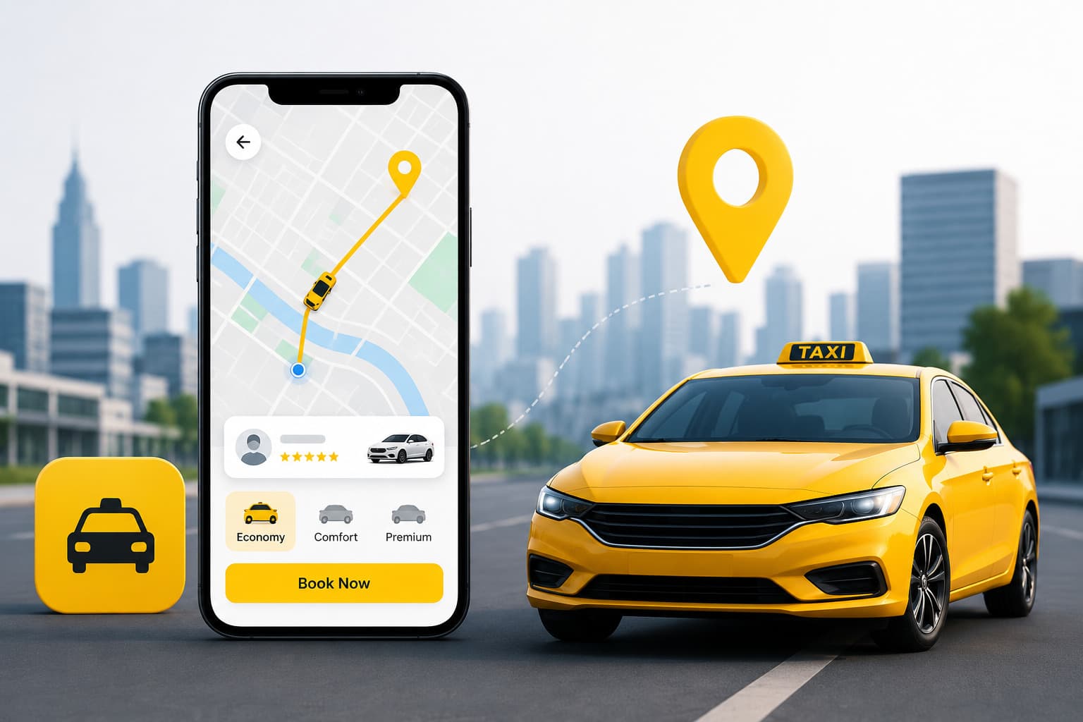 Building a Taxi Booking App in 2026: Features, Process & Business Guide