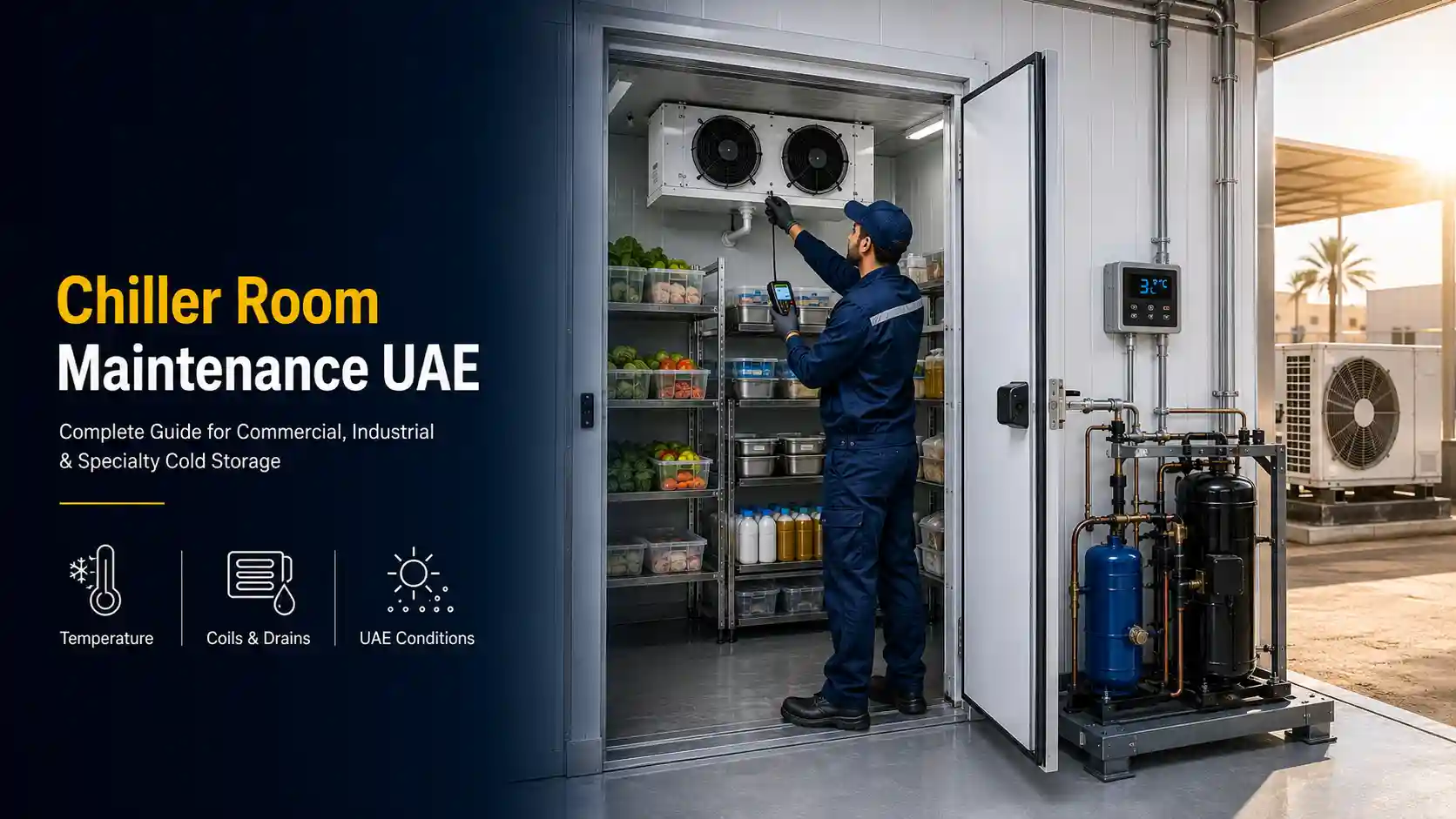 Chiller Room Maintenance UAE: What Every Operator Needs to Know
