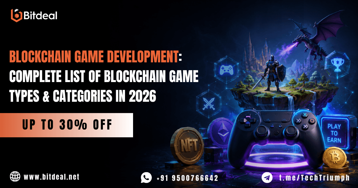 Blockchain Game Development: Complete List of Blockchain Game Types & Categories in 2026