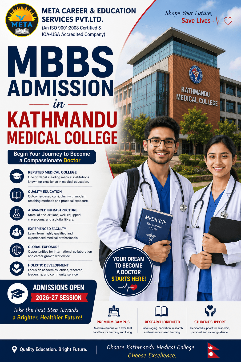 Top Medical Colleges in Kathmandu for MBBS Aspirants