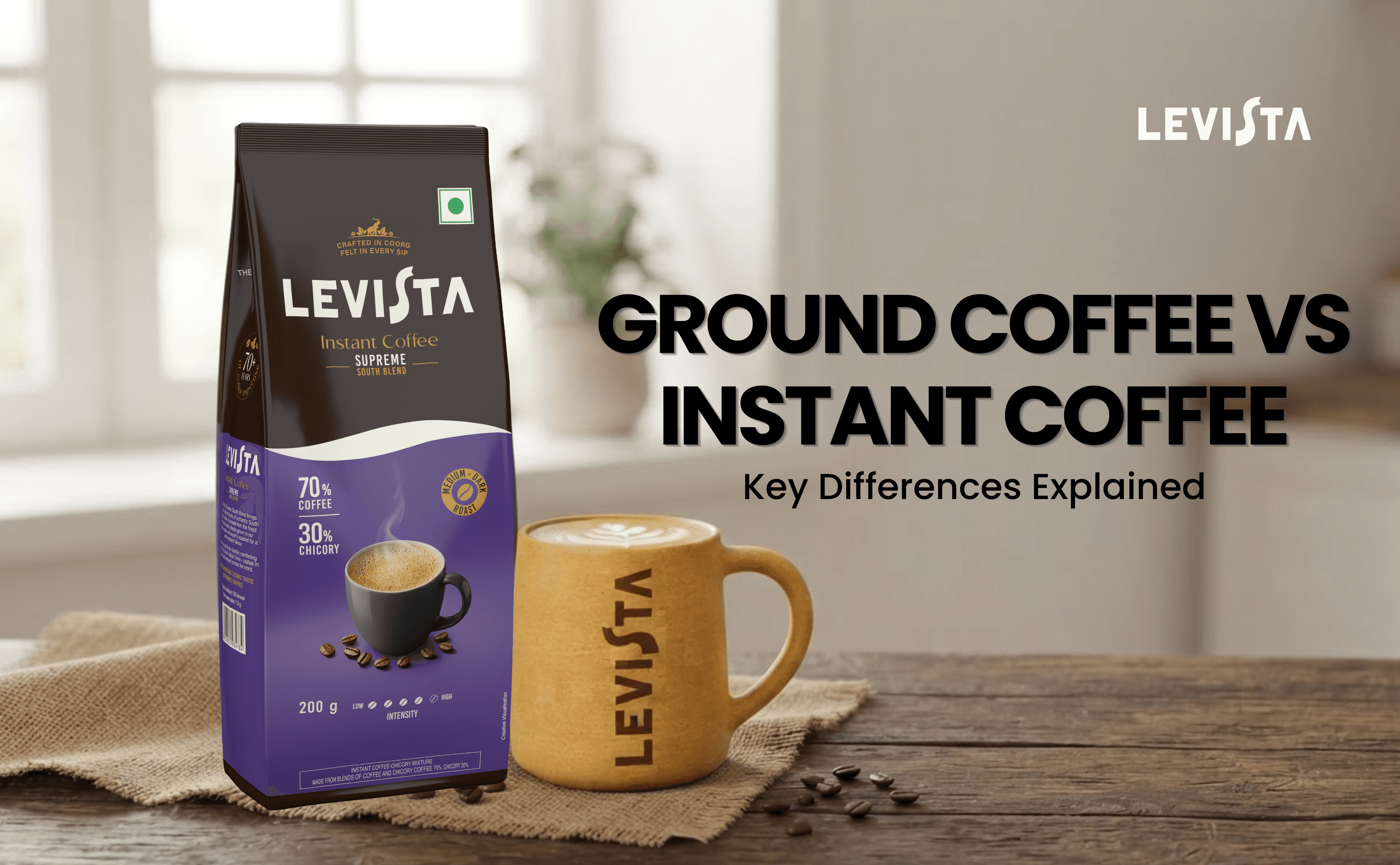 Ground Coffee vs Instant Coffee: Key Differences Explained
