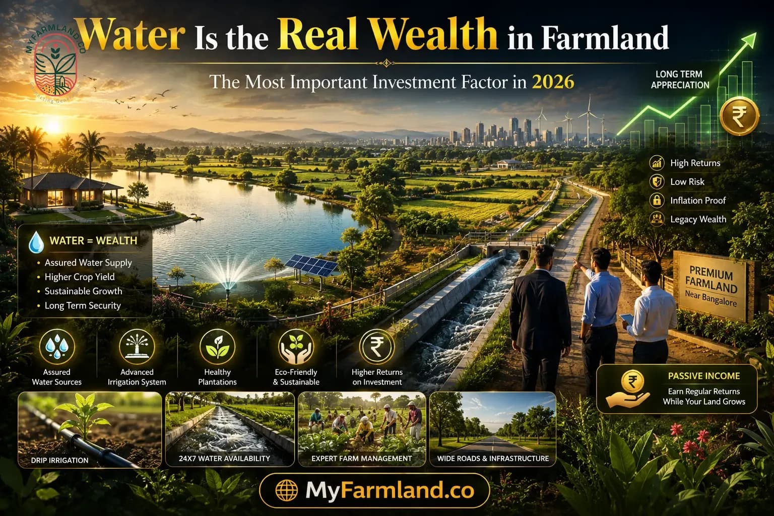 Why Water Availability Is the Most Important Factor in Farmland Investment (2026 Guide) | MyFarmland.co