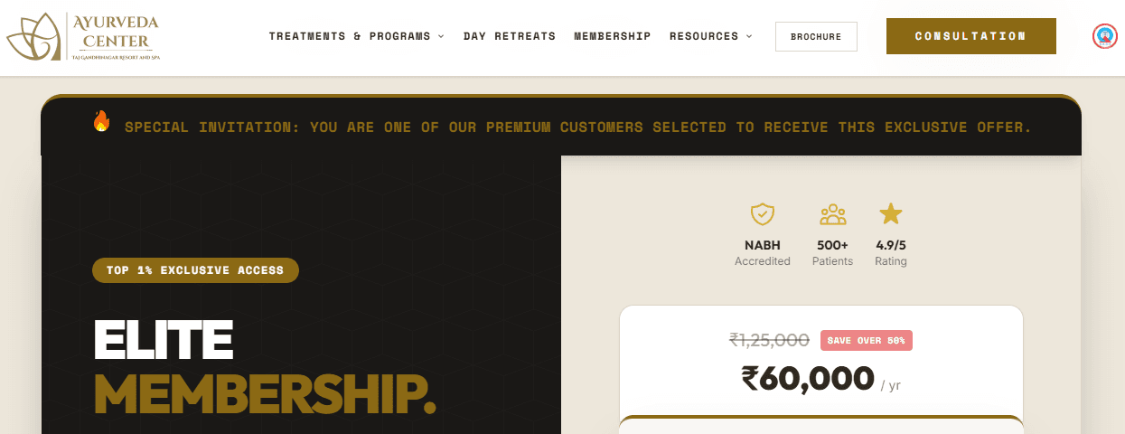 Ayurvedacenter Membership