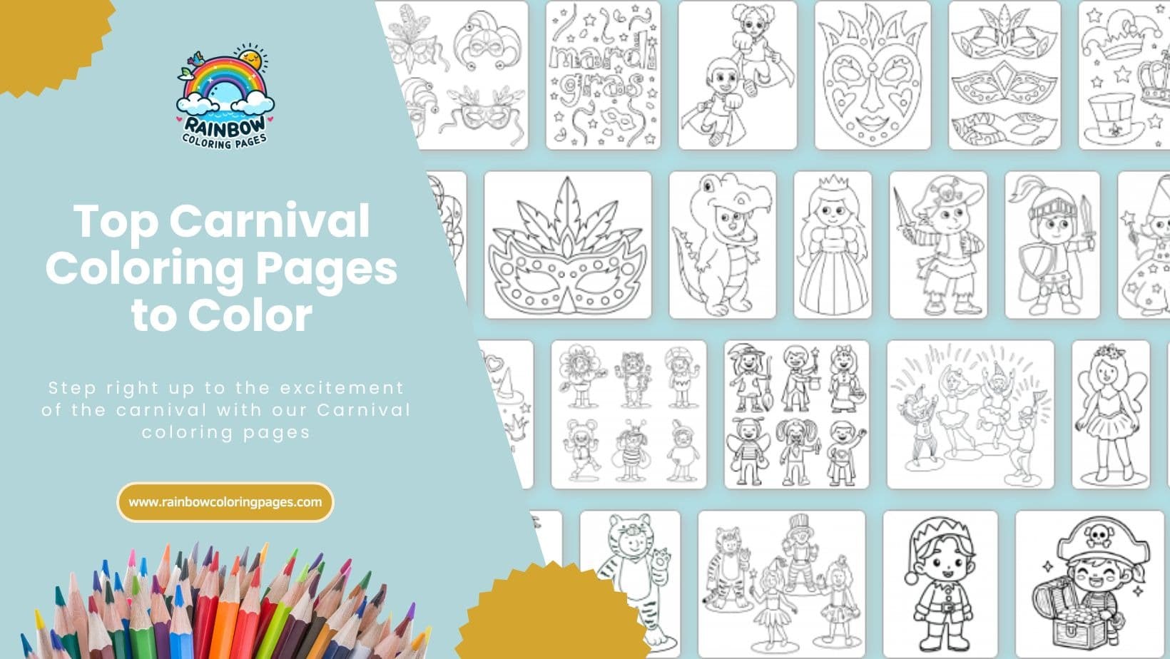 Cute Easter Bunny Colouring Pages | Rainbow Coloring Pages