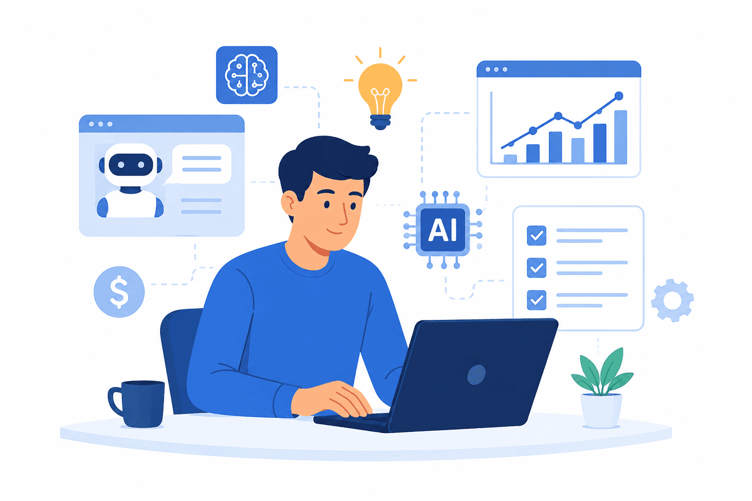 Top 25 AI Business Ideas You Can Build in 2026 (With MVP Development Cost)