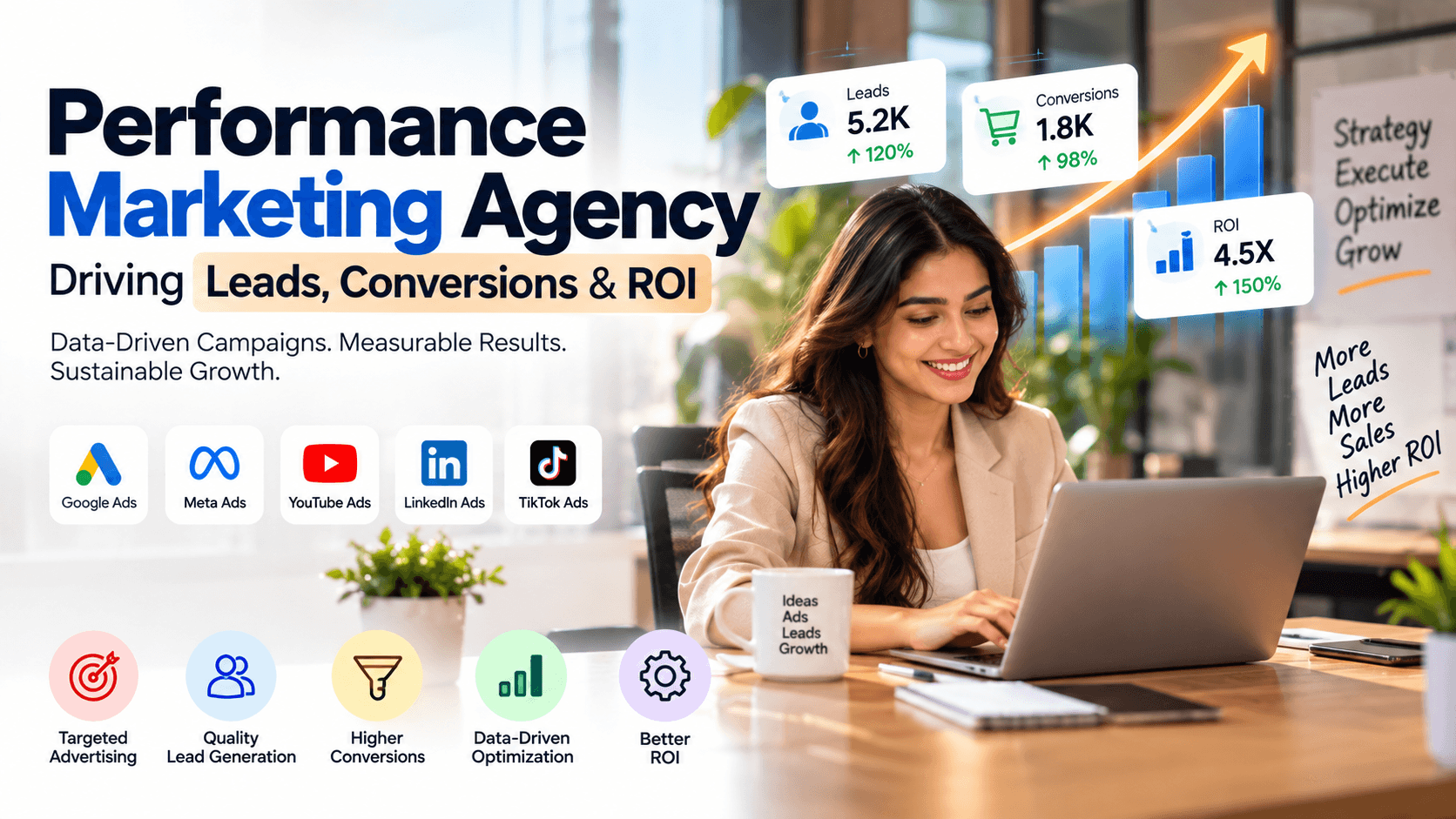 Performance Marketing Agency Driving Leads, Conversions & ROI