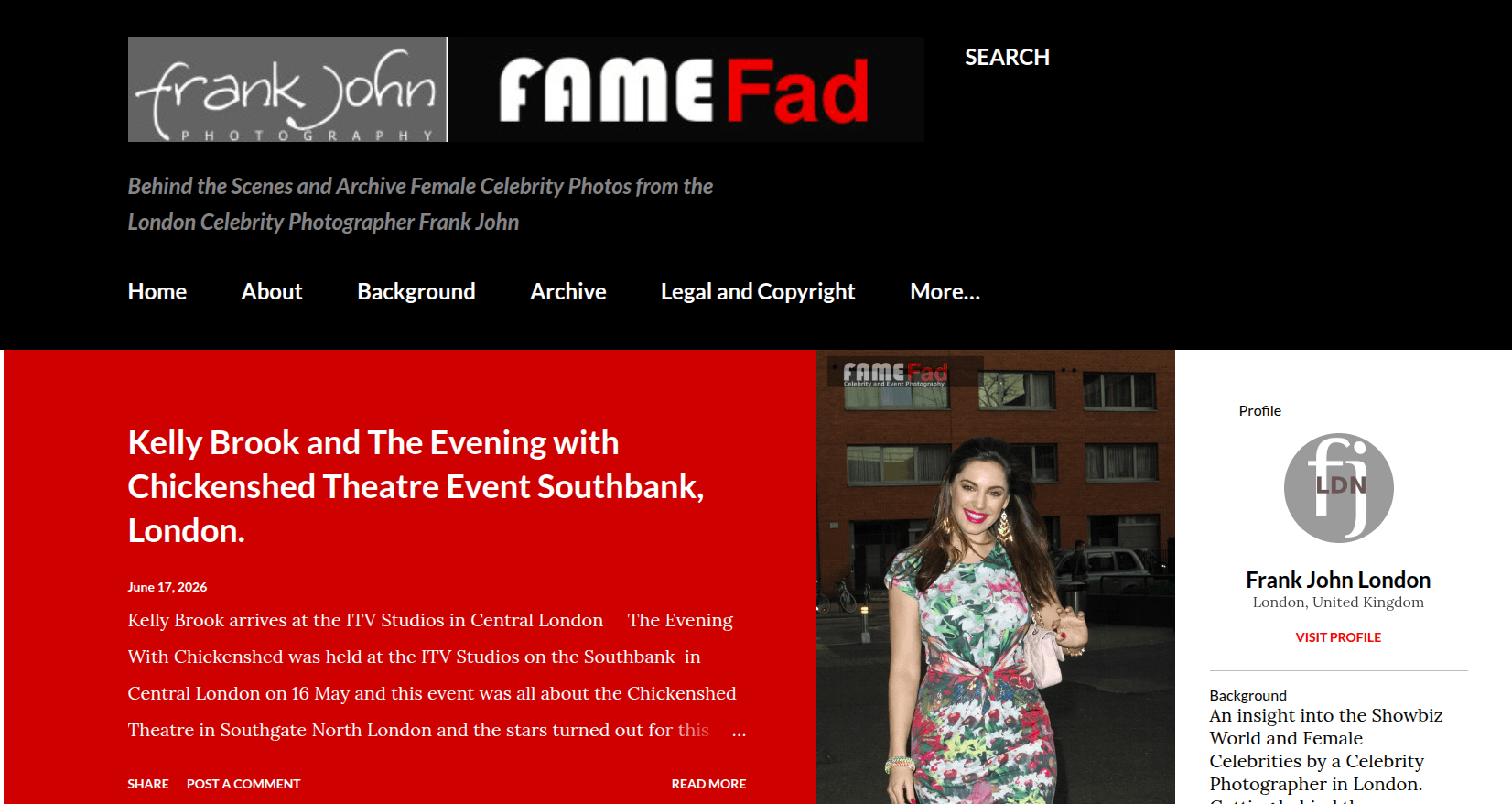 Frank John | Celebrity Photographer Blog