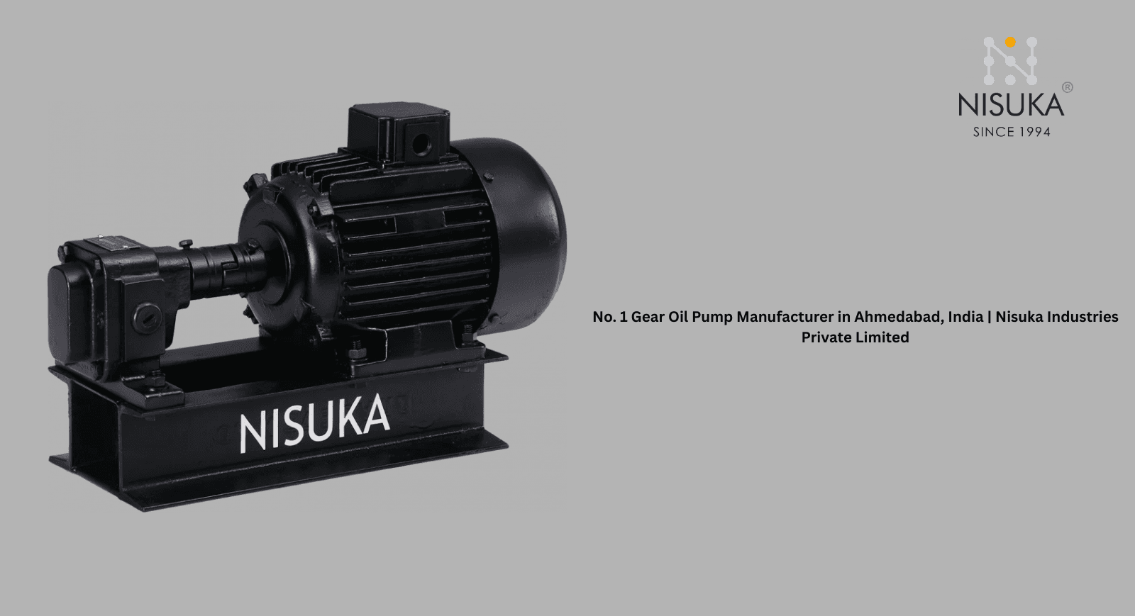 No. 1 Gear Oil Pump Manufacturer in Ahmedabad, India | Nisuka Industries Private Limited
