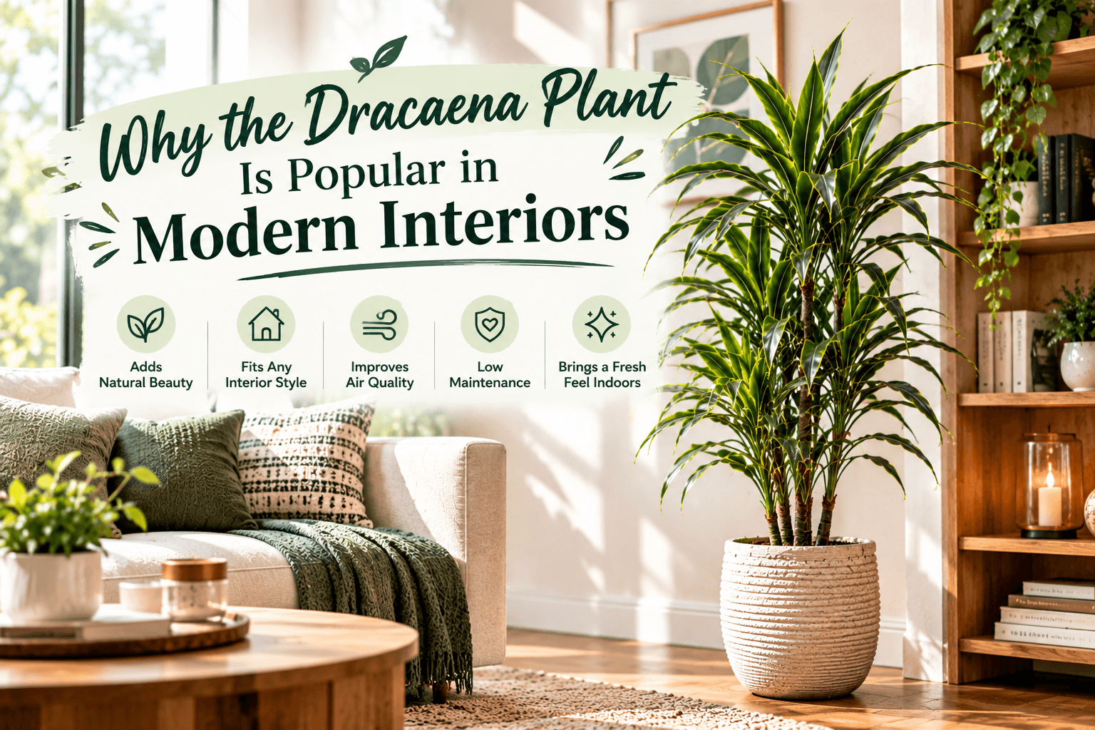 Why the Dracaena Plant Is Popular in Modern Interiors