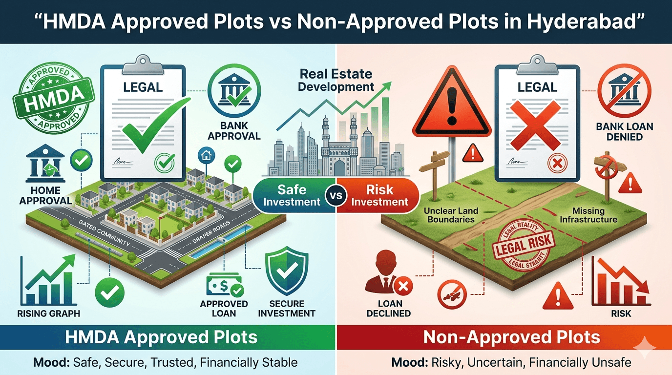 HMDA Approved Plots vs Non-Approved Plots