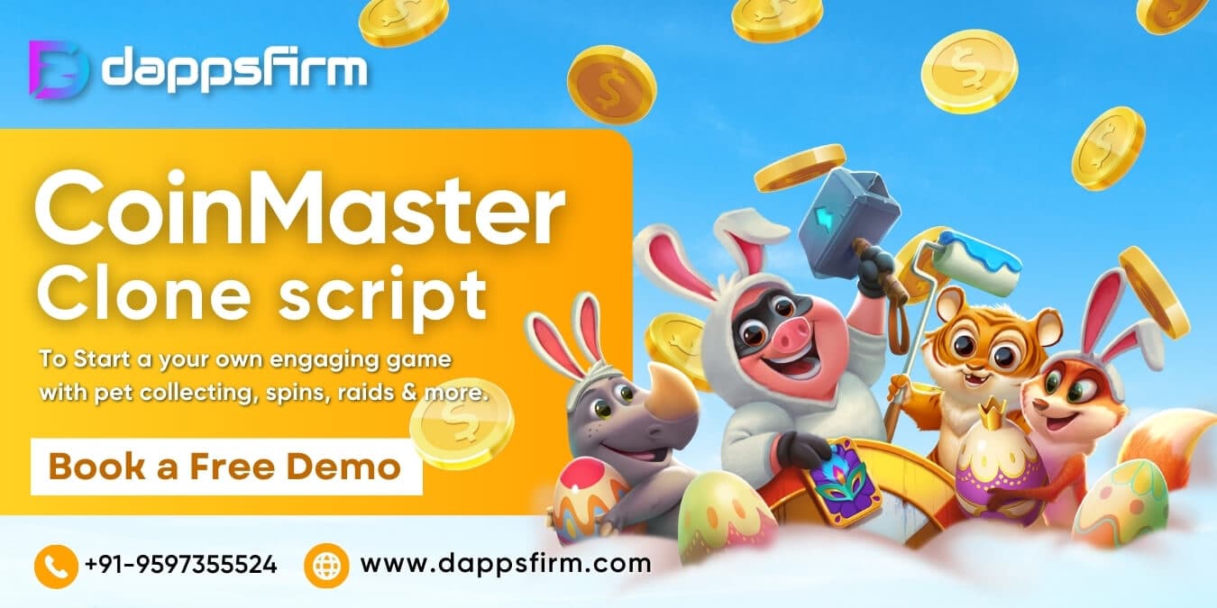 Custom Coin Master Clone Script with Village Building, Raids & Multiplayer Features