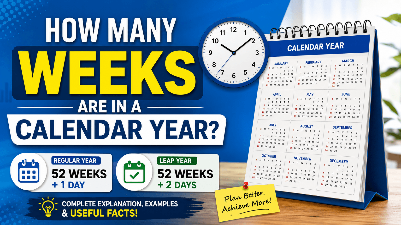 Understanding How Many Weeks Are in a Calendar Year