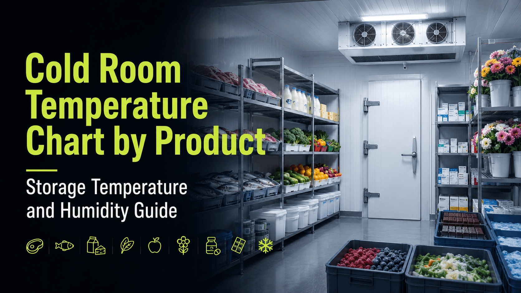 Cold Room Temperature Chart by Product: Storage Temperature and Humidity Guide