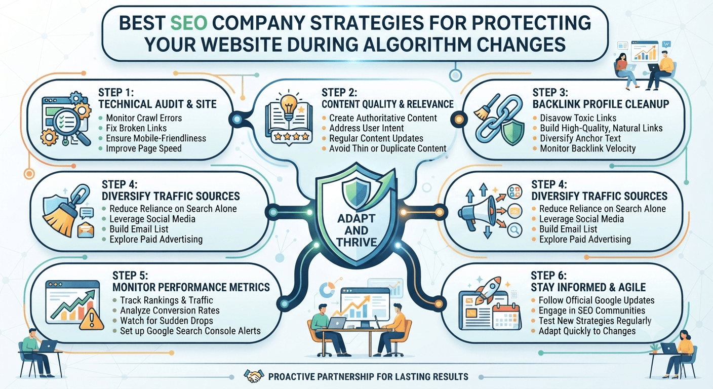 Best SEO Company Strategies for Protecting Your Website During Algorithm Changes