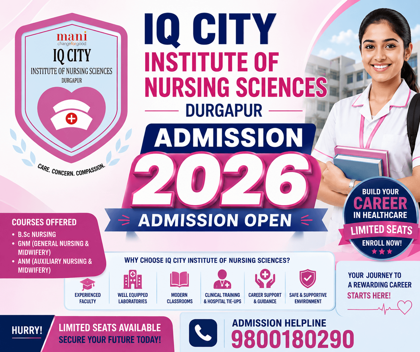 IQ City Institute of Nursing Sciences Admission 2026: Nursing Courses & Career Guide