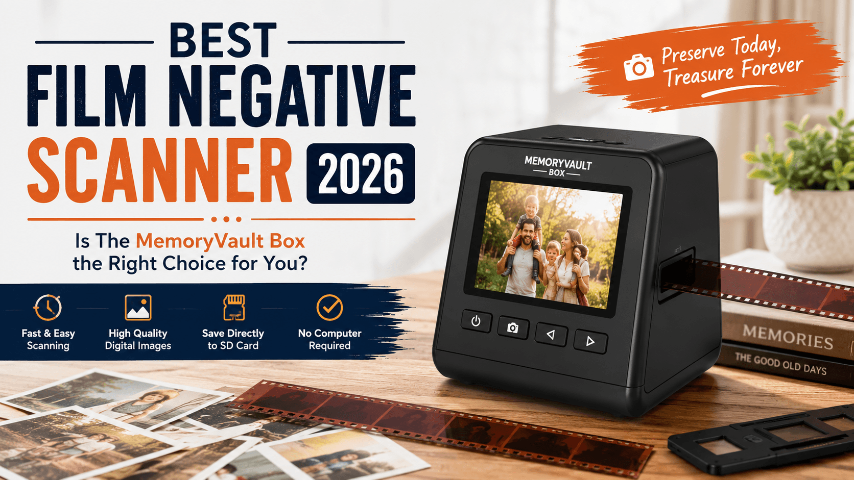 Best Film Negative Scanner 2026: Is The MemoryVault Box Worth It?