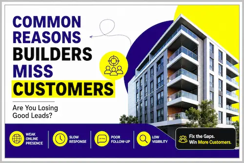 Why Are Builders Losing Good Leads? Common Reasons Builders Miss Customers and Mistakes to Avoid