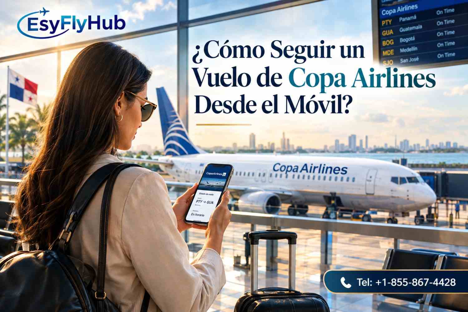 ¿Cómo Seguir un Vuelo de Copa Airlines Desde el Móvil?
