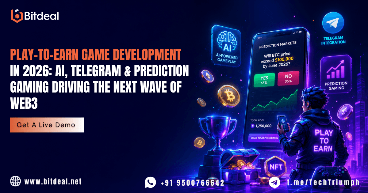 Play-to-Earn Game Development in 2026: AI, Telegram & Prediction Gaming
