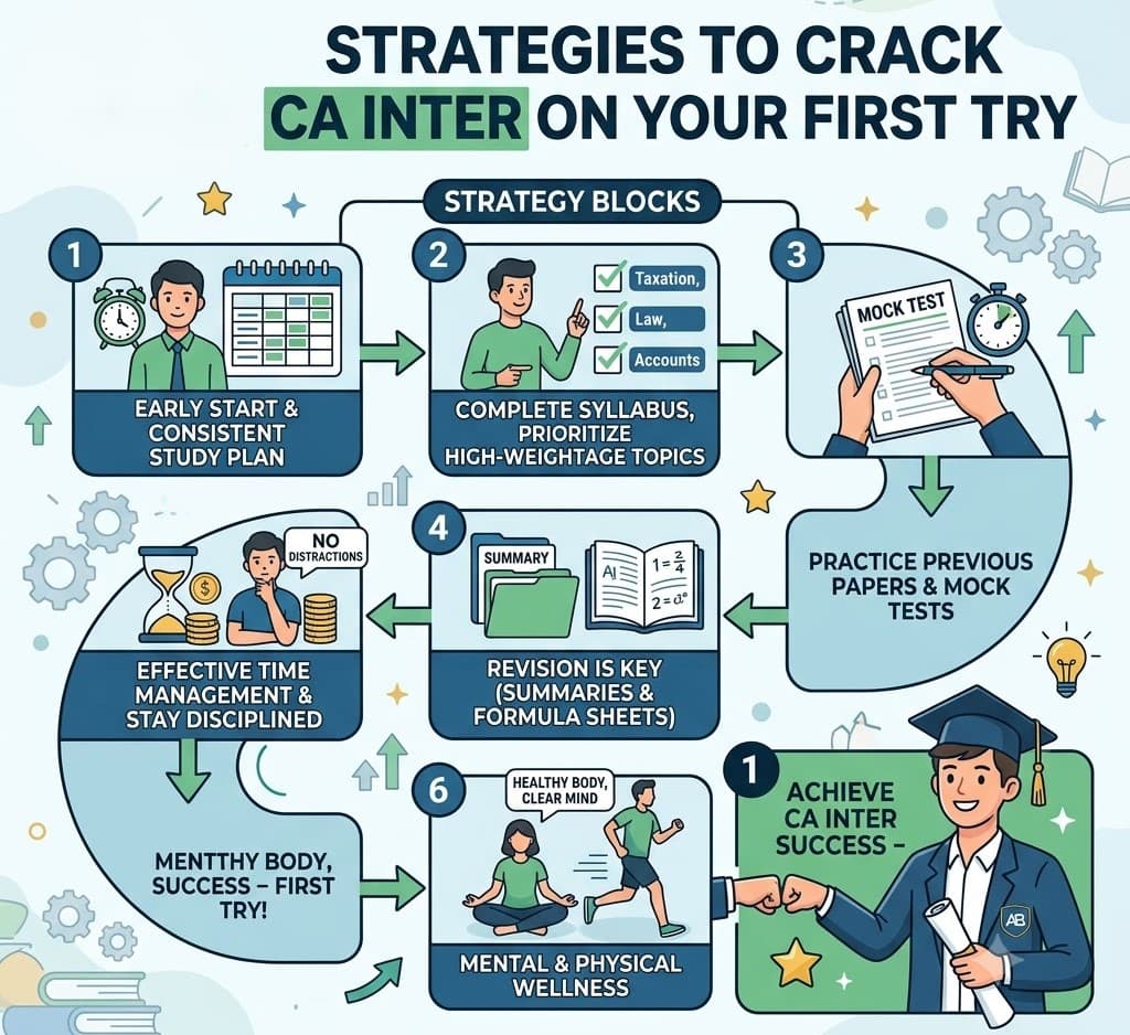 Strategies to crack CA Inter on your first try