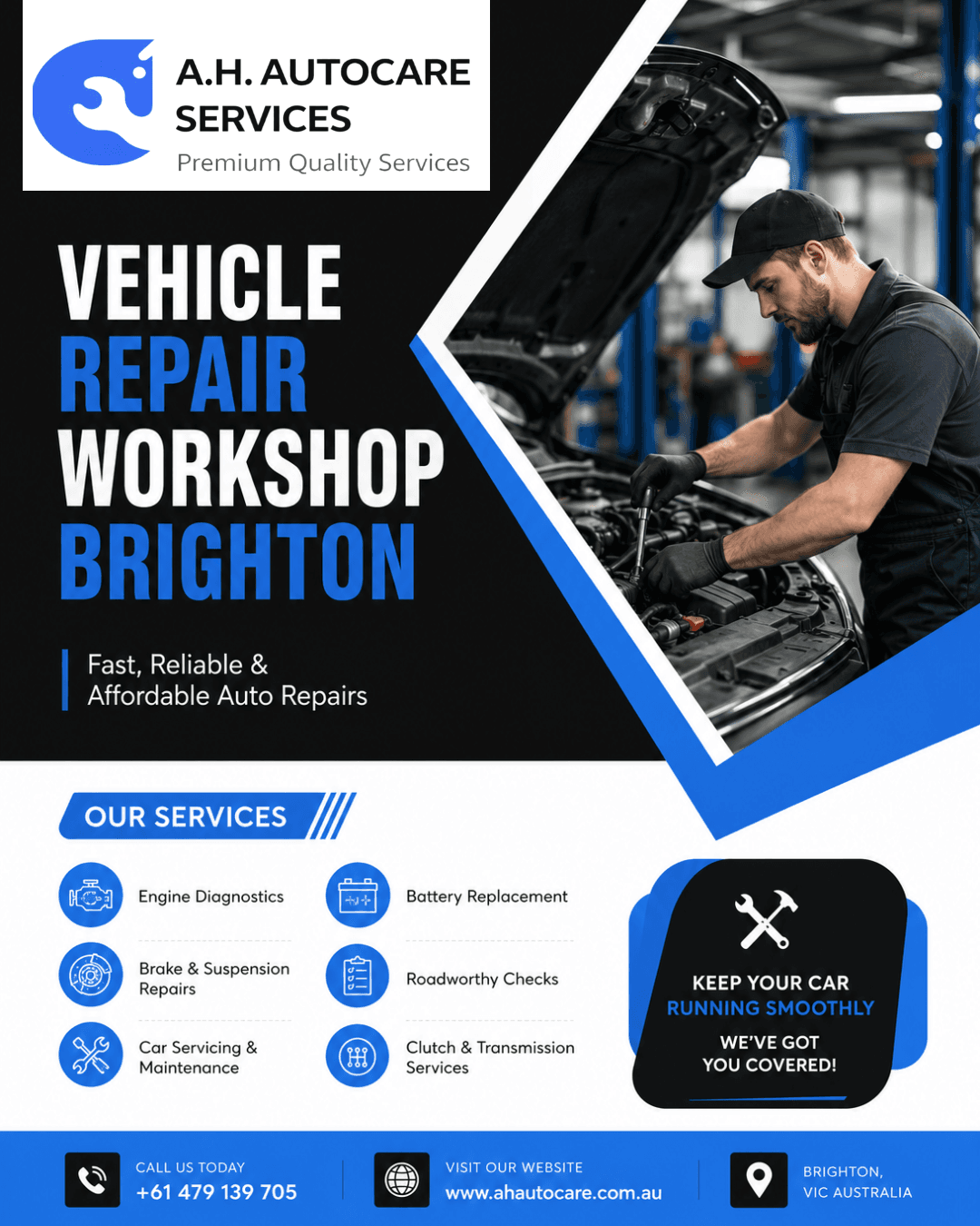 Trusted Vehicle Repair Workshop Brighton | Fast & Reliable Car Repairs