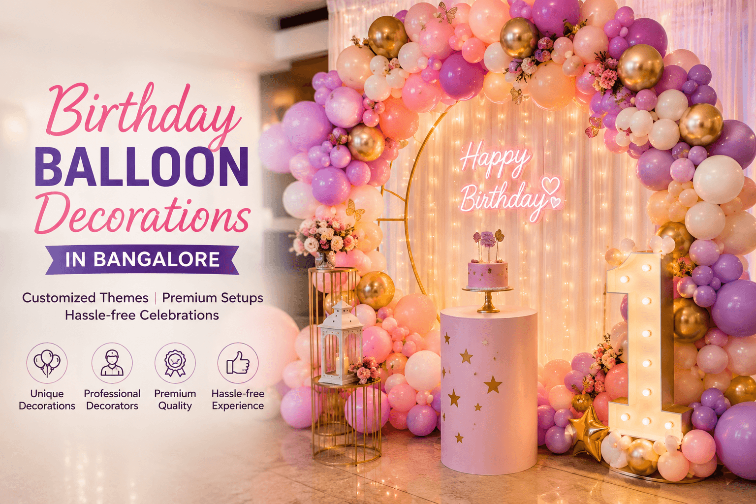 Where Can You Find Birthday Balloon Decoration Services in Bangalore?