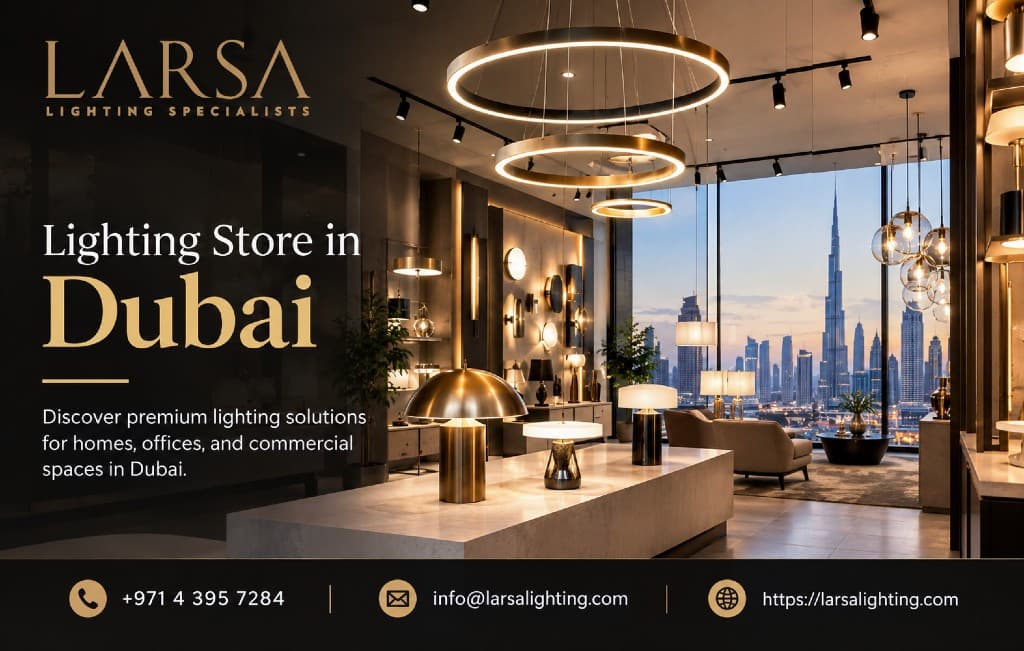 How to Choose the Right Lighting Store in Dubai for Your Space