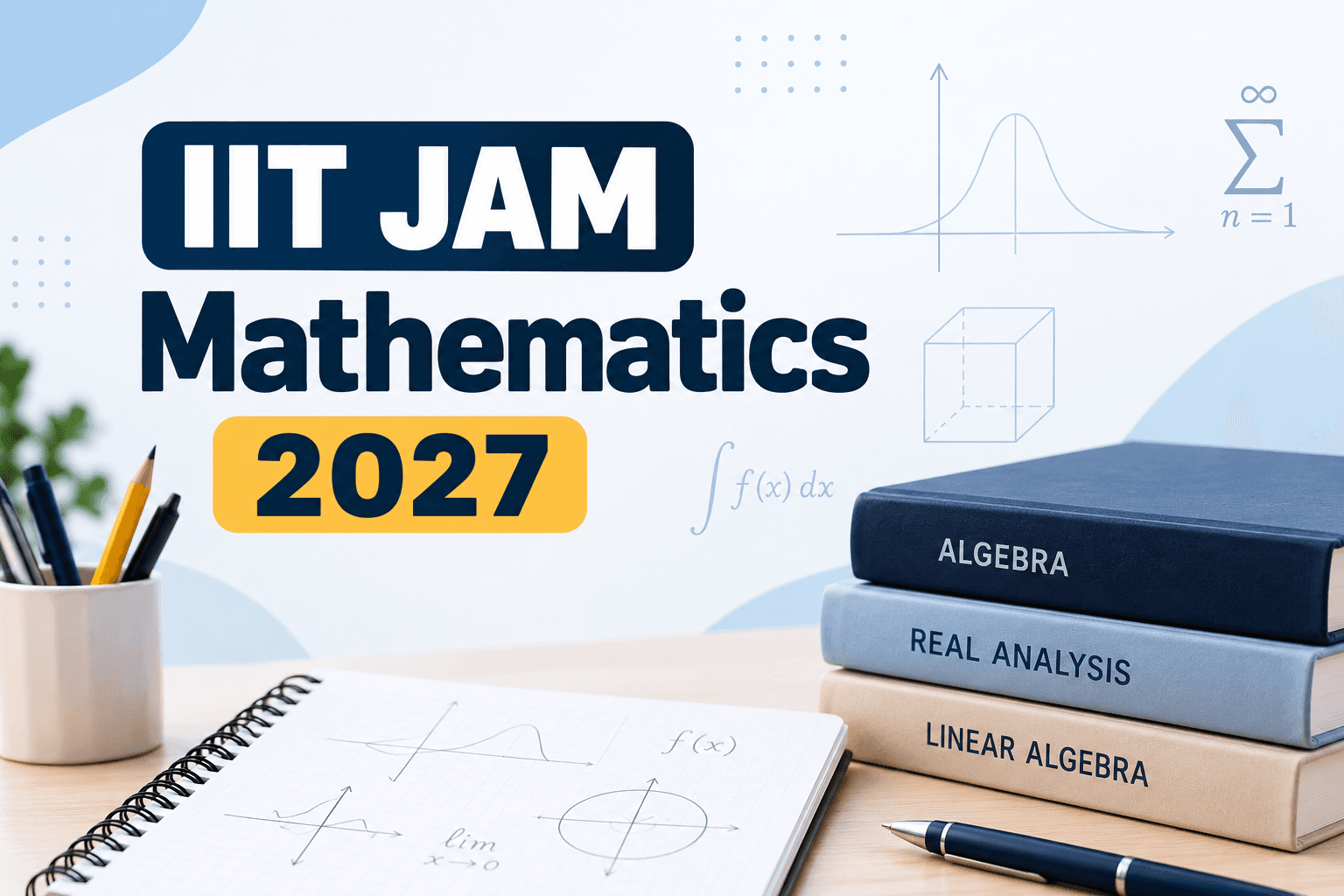 IIT JAM Mathematics 2027 Syllabus