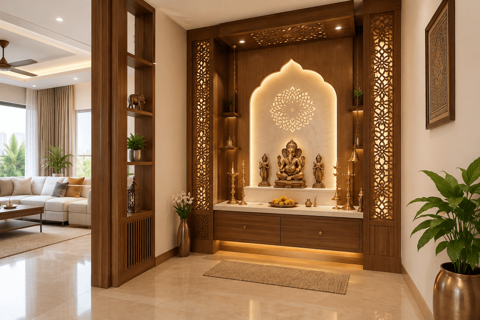 Puja Room Interior Design Ideas for Peaceful Homes