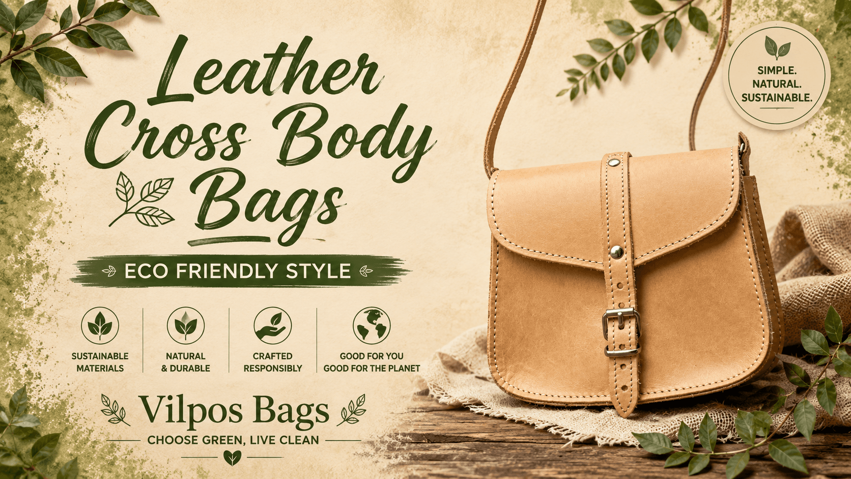 Best Quality Leather Cross Body Bags Manufacturer in India