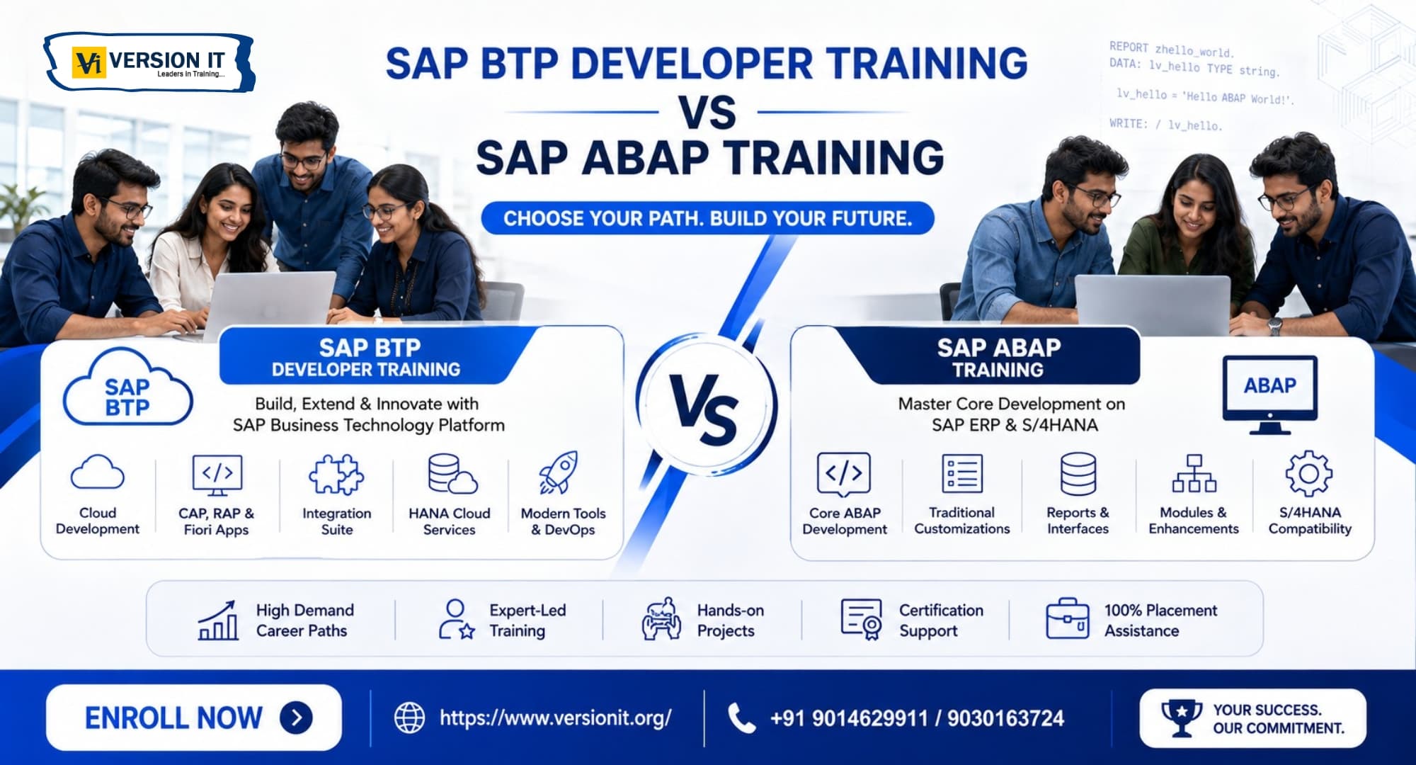 SAP BTP Developer Training vs SAP ABAP Training: Which Is Best for Freshers?