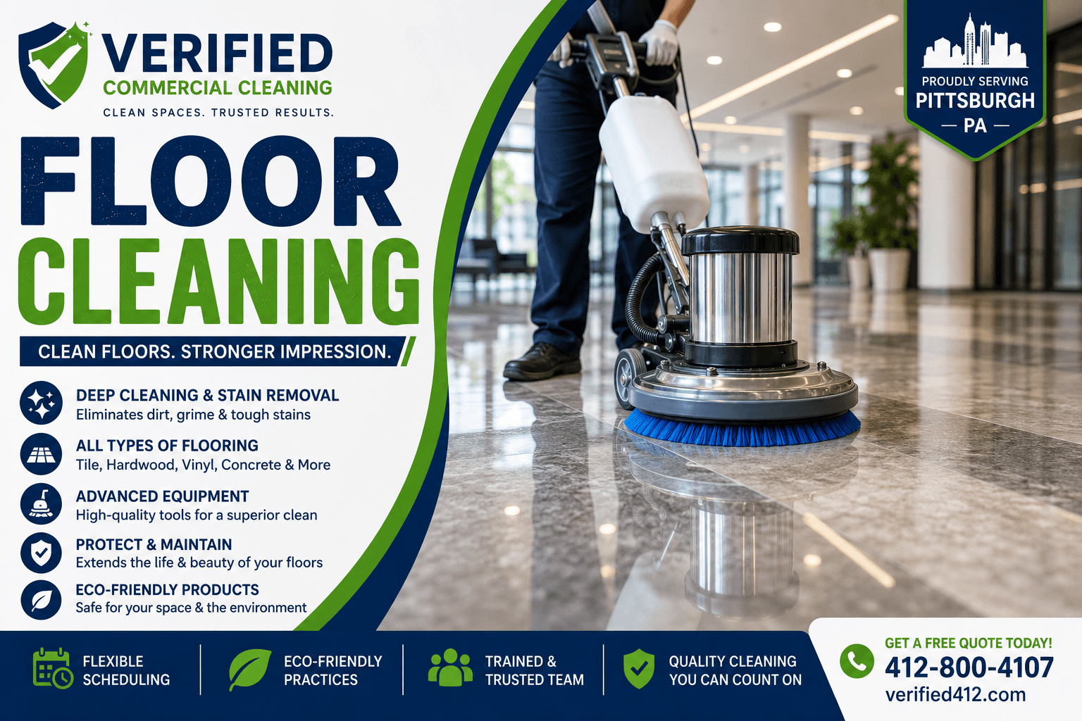 Professional Floor Cleaning Service in Pittsburgh